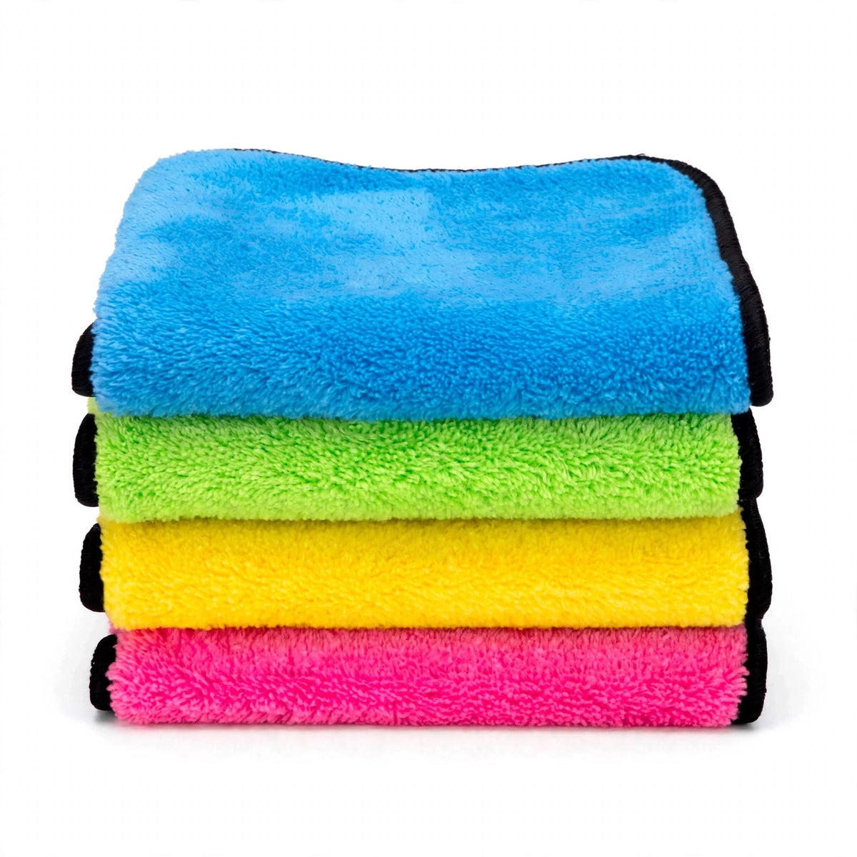 Microfiber Detailing Towels 4 Pack 15x12 500 GSM