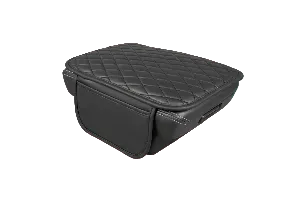 PU Leather Car Armrest Pad – Universal Fit Center Console Cushion