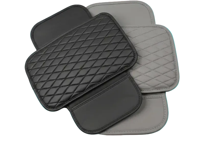 PU Leather Car Armrest Pad – Universal Fit Center Console Cushion