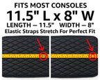 PU Leather Car Armrest Pad – Universal Fit Center Console Cushion