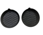 Black Silicone Car Cup Holder Coasters – Set of 2