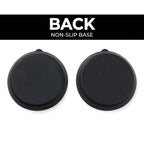Black Silicone Car Cup Holder Coasters – Set of 2